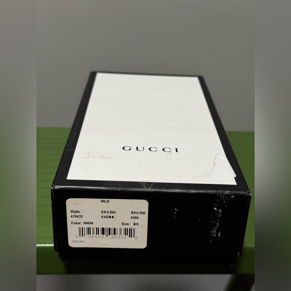 RARE Gucci GG Marmont Denim Quilted Zip Around Wallet Excellent Condition - Picture 7 of 8